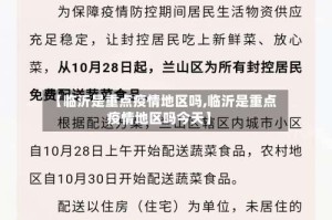 【临沂是重点疫情地区吗,临沂是重点疫情地区吗今天】