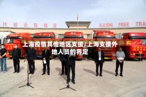上海疫情其他地区支援/上海支援外地人员的界定