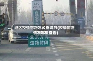 地区疫情封路怎么查询的(疫情封路情况哪里查看)