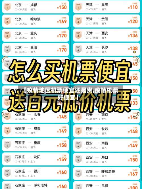 【疫情地区机票便宜还是贵,疫情机票好便宜】-第1张图片