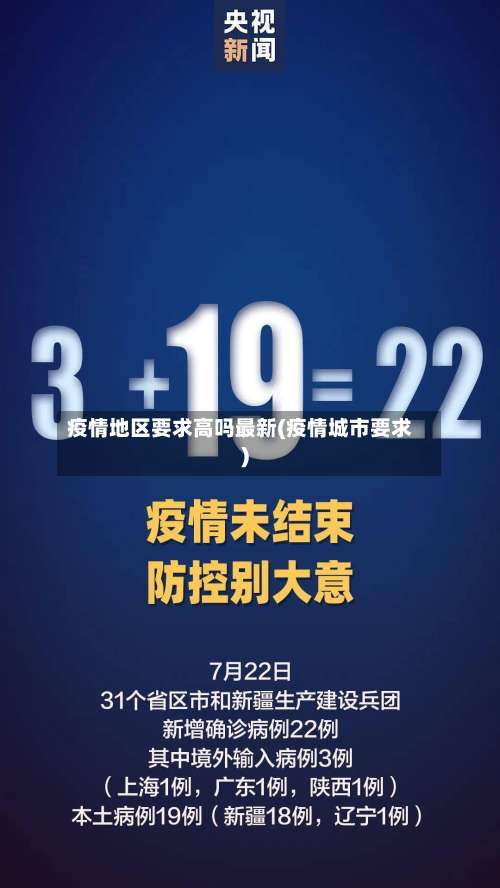 疫情地区要求高吗最新(疫情城市要求)-第3张图片