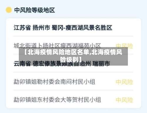 【北海疫情风险地区名单,北海疫情风险级别】-第1张图片